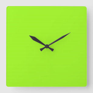 Chartreuse Green Clock