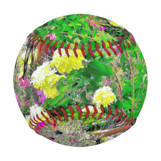 Chartreuse Green Limelight Hydrangea Garden Baseball (Front)