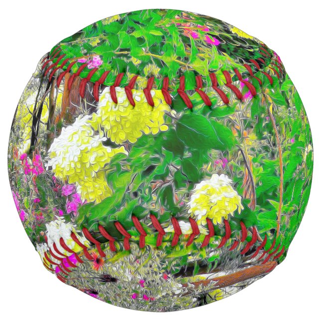 Chartreuse Green Limelight Hydrangea Garden Softball (Front)