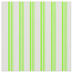 Chartreuse & Light Cyan Coloured Pattern Fabric