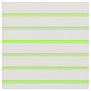Chartreuse & Light Yellow Coloured Stripes Fabric