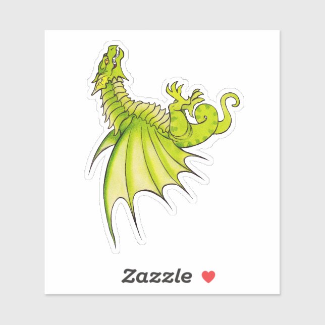 Chartreuse Mediaeval Wyvern (Sheet)