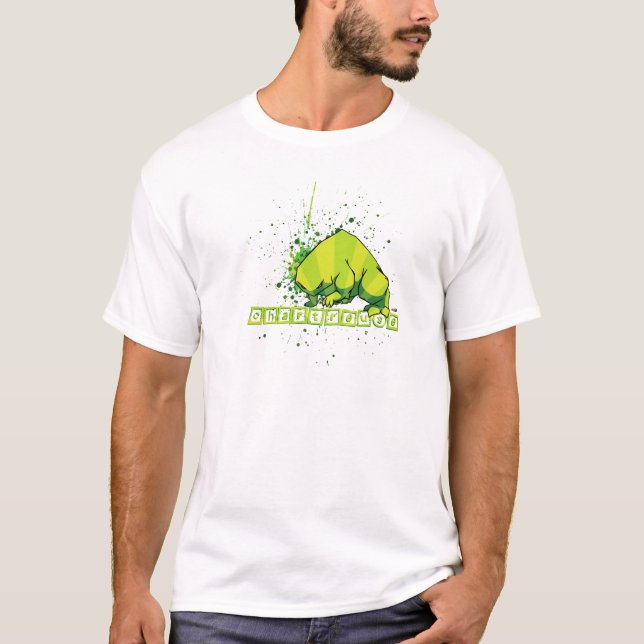 Chartreuse Monster by SGIV T-Shirt (Front)