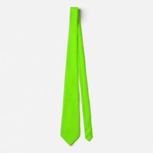 Chartreuse (Neon Green) 7FFF00 Color - Name Option Tie