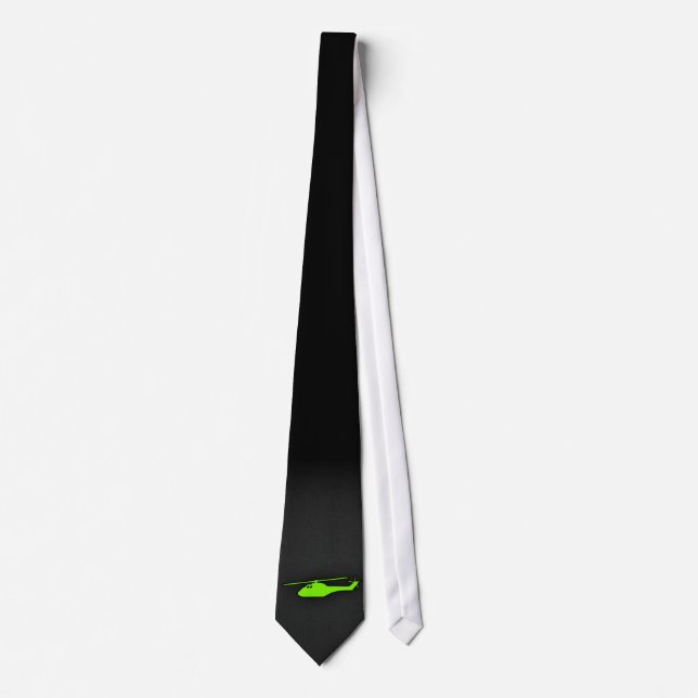 Chartreuse, Neon Green Helicopter Tie (Front)