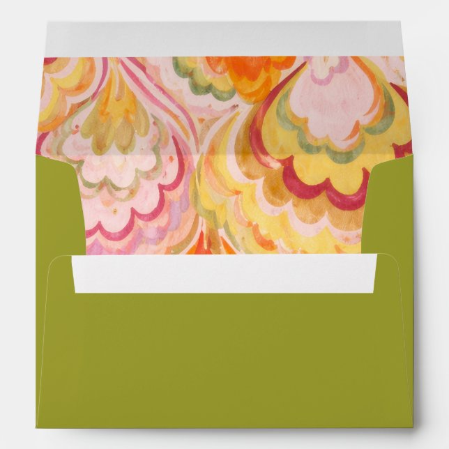 Chartreuse Stationary Envelope (Back (Bottom))
