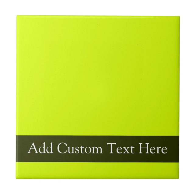 Chartreuse Tile (Front)