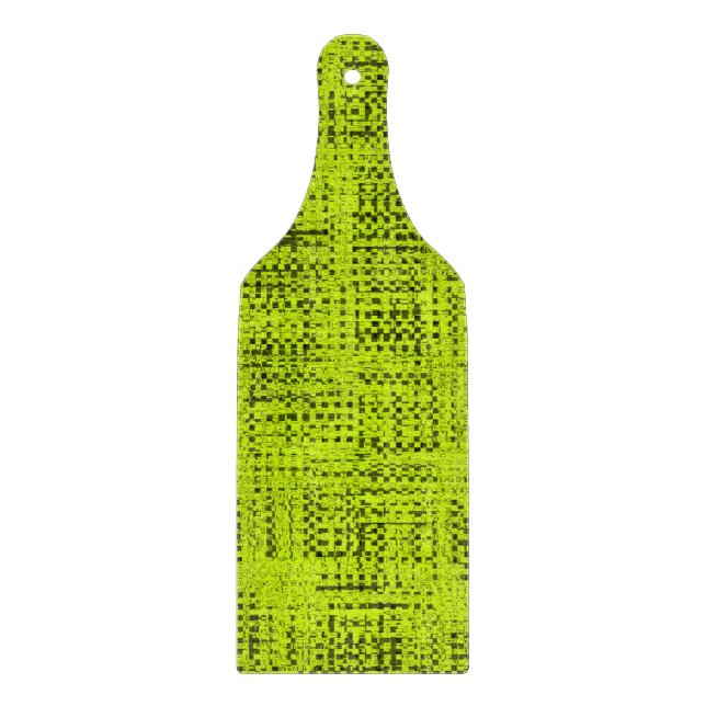 Chartreuse Tweed  Cutting Board (Front)