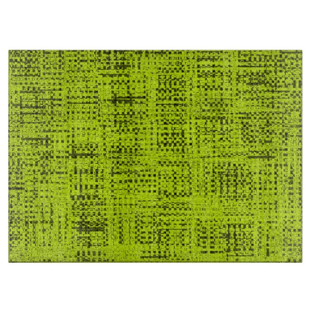 Chartreuse Tweed  Cutting Board (Front)