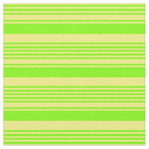 Chartreuse & Yellow Lines Fabric
