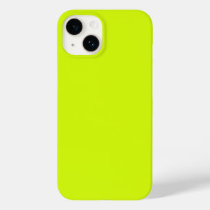 Chartreuse Yellow solid colour Case-Mate iPhone 14 Case