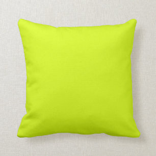  Chartreuse Yellow (solid colour)  Cushion