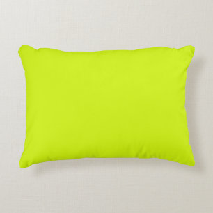  Chartreuse Yellow (solid colour)  Decorative Cushion