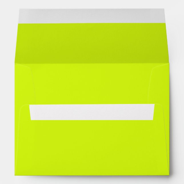  Chartreuse Yellow (solid colour)  Envelope (Back (Bottom))