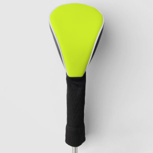 Chartreuse Yellow solid colour Golf Head Cover