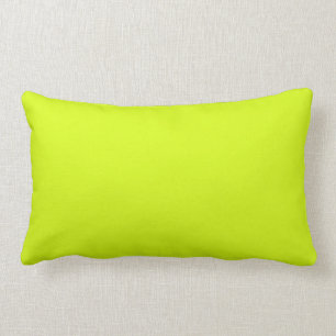  Chartreuse Yellow (solid colour)  Lumbar Cushion