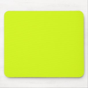  Chartreuse Yellow (solid colour)  Mouse Pad