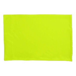 Chartreuse Yellow solid colour Pillowcase