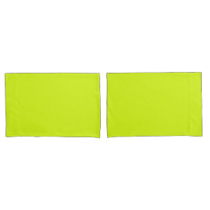  Chartreuse Yellow (solid colour)  Pillowcase