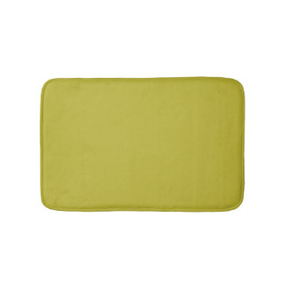CHARTREUSE Yellowish Green Solid Colour  Bath Mat