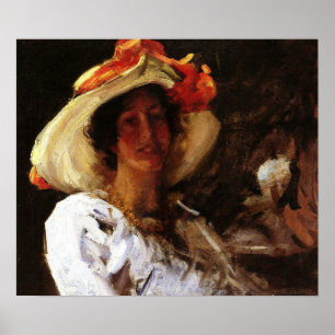 Chase - Clara Stephens In Hat 1913 Poster