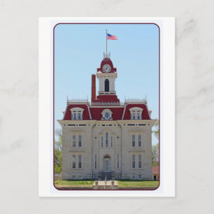 Chase County, Kansas, Courthouse Postcard