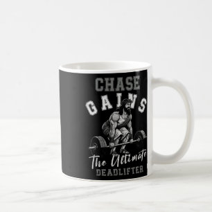 Chase Gains Jesus The Ultimate Deadlifter Funny Mo Coffee Mug