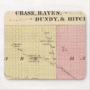 Chase, Hayes, Dundy, and Hitchcock, Nebraska Mouse Pad