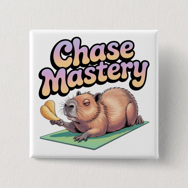Chase Mastery 15 Cm Square Badge (Front)