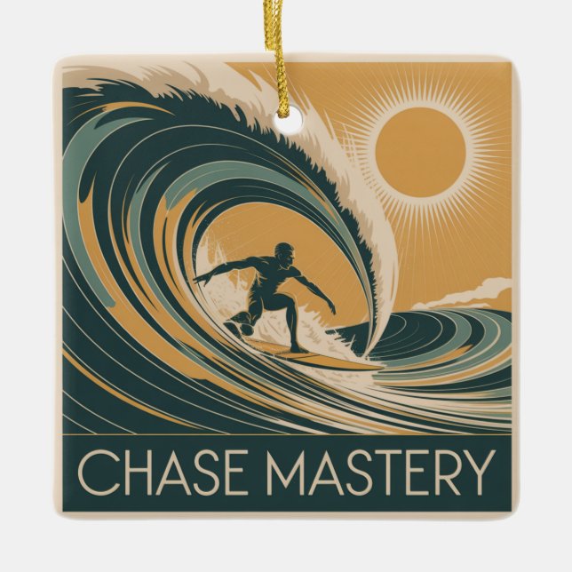 Chase Mastery Ceramic Ornament (Front)
