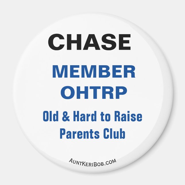 CHASE OHTRP Member Magnet (Front)