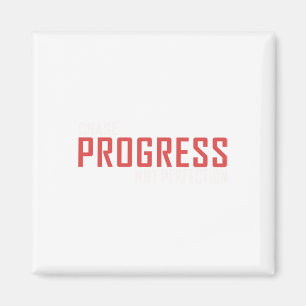Chase Progress Not Perfection Sticker  Magnet