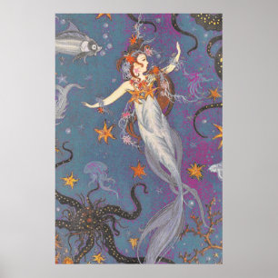 Chase Rainbows Swim with Mermaids, Ride Unicorns Poster
