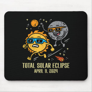 Chase Sun Total Solar Eclipse 2024 April Women Men Mouse Pad