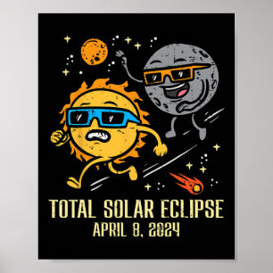 Chase Sun Total Solar Eclipse 2024 April Women Men Poster