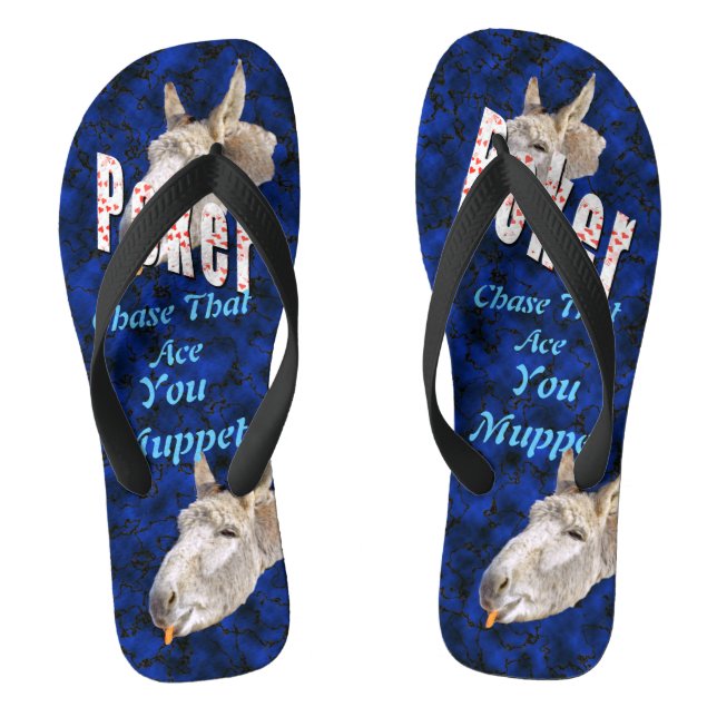 Chase That Ace You Muppet, Poker Thongs (Footbed)