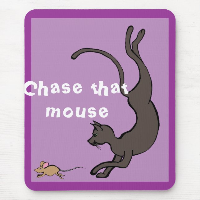 Chase that mouse pad (Front)