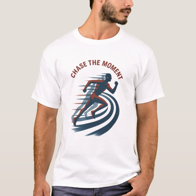Chase The Moment Running Spiral T-Shirt (Front)