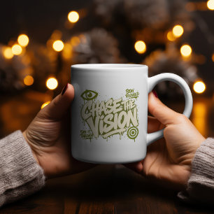 Chase The Vision Streetwear Graffiti Design Coffee Mug