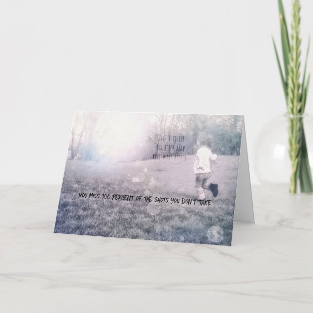 CHASE YOUR DREAMS Greeting Card (Front)