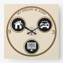 Chase Your Dreams Personal Wall Clock