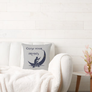 Chase your dreams pillow