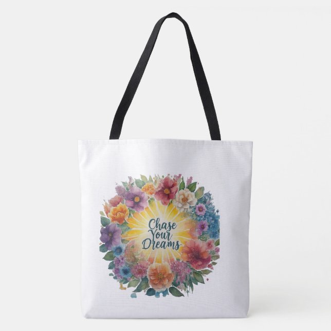 Chase Your Dreams - Shoulder Tote Bag (Front)