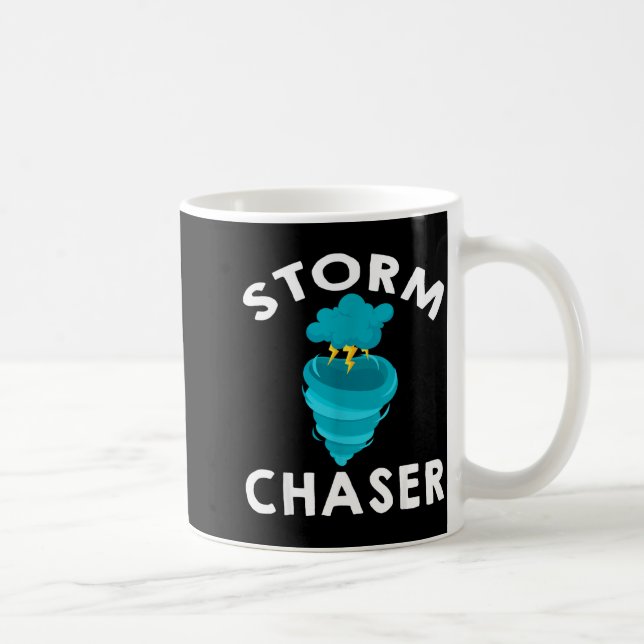 Chaser Funny Parent New Family Chasing Toddler Dad Coffee Mug (Right)