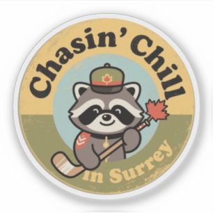 Chasin’ Chill Surrey with a Cool Racoon Mountie