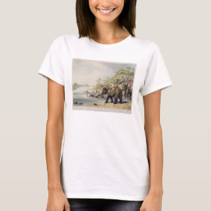 Chasing a Tiger across a River, from "Oriental Fie T-Shirt
