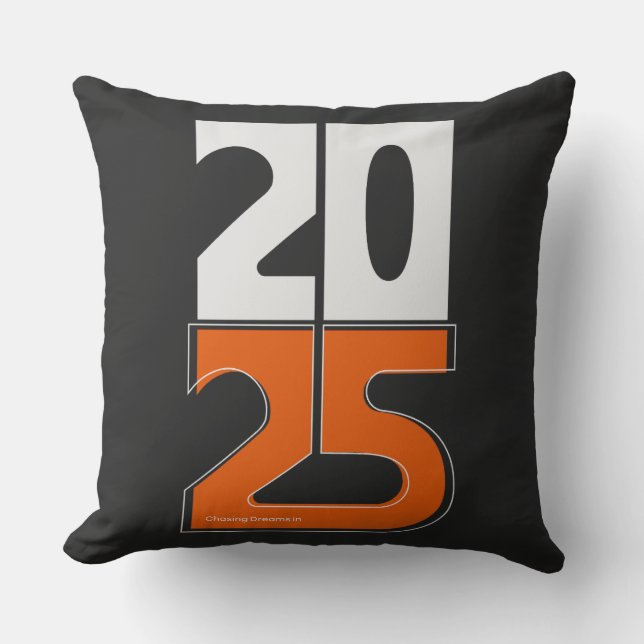 Chasing dreams in 2025 cushion (Front)