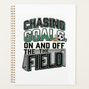 Chasing Goals Soccer Vintage Field Shirt Design_1 Planner