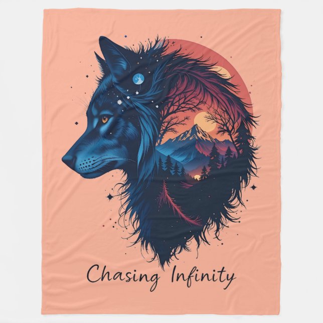 Chasing Infinity Fleece Blanket (Front)