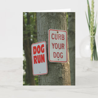 Chasing My Tail Card